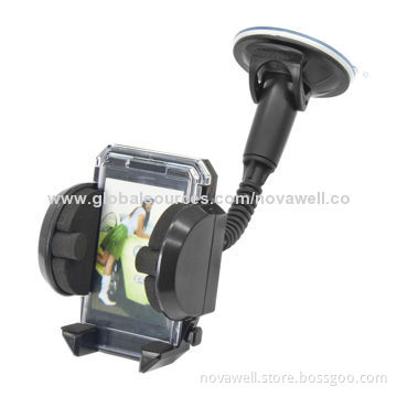 Universal Car Cradle/Mount Holder for iPhone, Samsung and HTC Phones, 360 Degrees Rotating